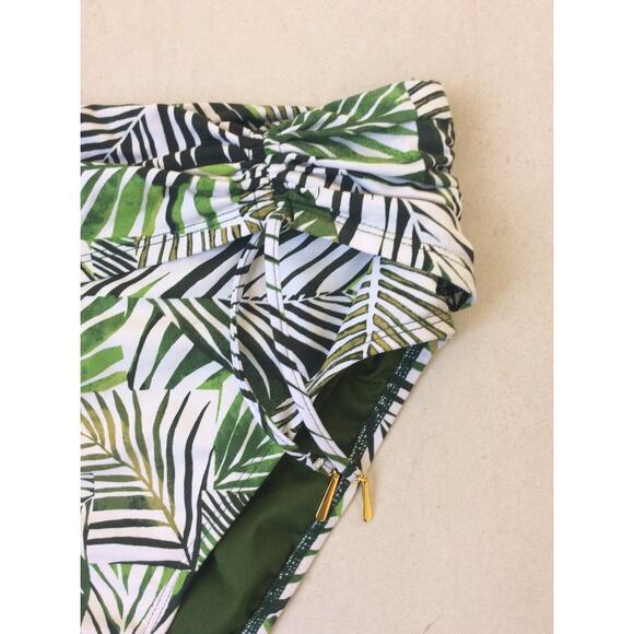 Bleu Rod Beattie Swim Bikini Bottom High Waist Tropical Swimwear - Picture 3 of 8